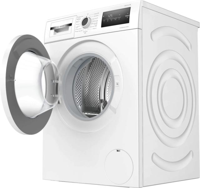 Пералня Bosch WAN28165BY, SER4, Washing machine 7kg, B, 1400rpm, 52/75dB(B), white-blackgrey door