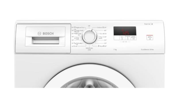 Пералня Bosch WAJ28060BY, SER2, Washing machine 7kg, B, 1400rpm, 52/75dB(B), white door