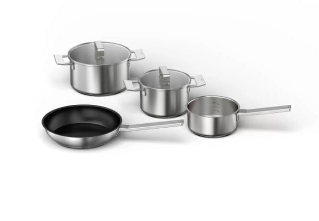 Аксесоар Bosch HEZ9SE040, Pro Induction cookware Set of 3 pots + 1 pan