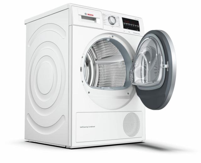 Сушилня Bosch WTW85461BY, Drying machine with heat pump technology; 9kg A++, SelfCleaning condenser, display, 64dB
