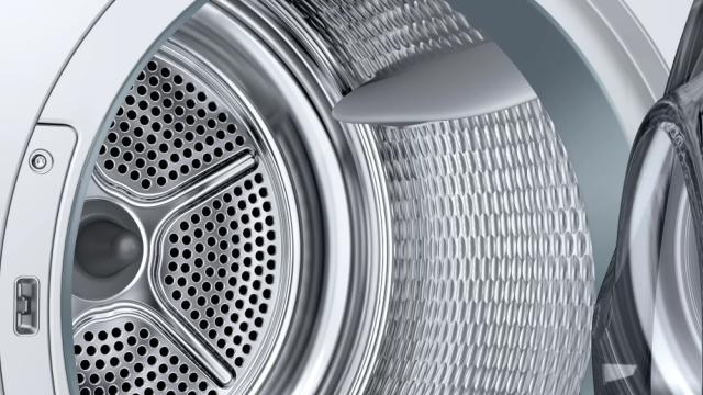Сушилня Bosch WTX87M90BY SER8; Premium; Tumble dryer with heat pump 9kg A++ / A cond., 62 dB, AutoClean, drain set, interior light, silver-black grey door