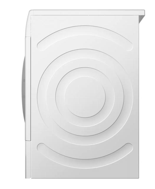 Сушилня Bosch WTR85T00BY SER6; Premium; Tumble dryer with heat pump 9kg A++  65 dB EasyClean, white-black grey door, drain kit acc. WTZ1110