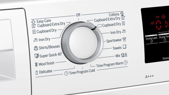 Сушилня Bosch WTR87TW0BY SER6; Premium; Tumble dryer with heat pump 8kg A+++ / A cond., 64 dB EasyClean, white-black grey door, drain kit acc. WTZ1110
