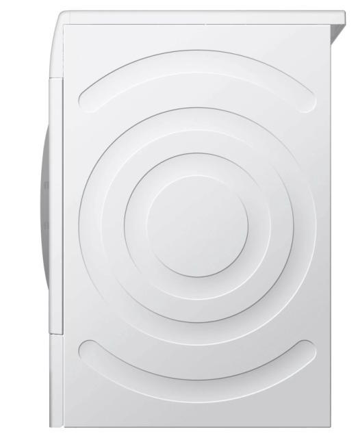 Сушилня Bosch WQG24100BY, SER6, Tumble dryer with heat pump 9 kg , Energy efficiency A++,  64 dB,  AutoDry, AntiVibration design, Drum volume 112 l, White