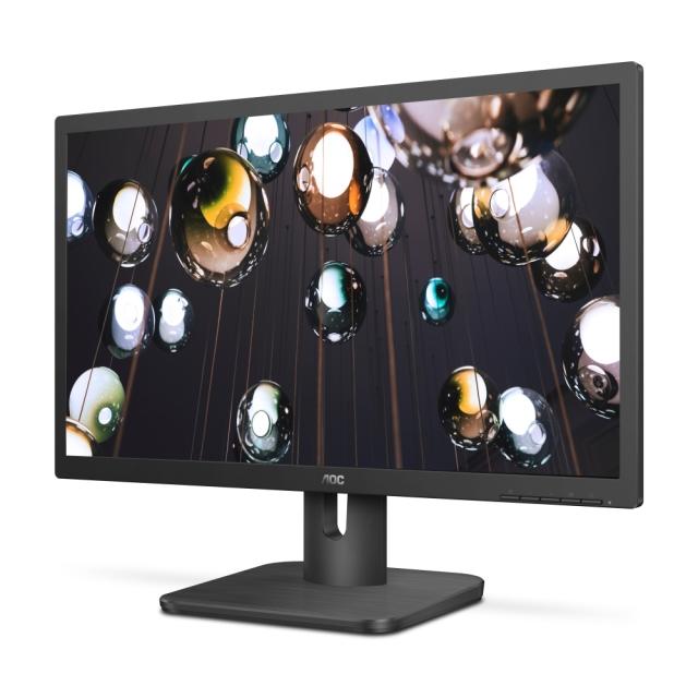 Монитор AOC 22E1Q, 21.5" Wide MVA LED, 5 ms, 3000:1, 20M:1 DCR, 250 cd/m2, FHD 1920x1080@60Hz, FlickerFree, Low Blue Light, D-Sub, HDMI, DP, Headphone Out, Speakers, Black+Neomounts by NewStar Tablet & Smartphone Stand