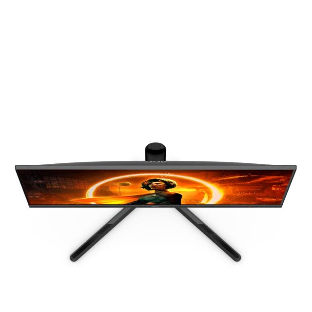 Монитор AOC U34G3XM/EU, 34" VA WLED, 3440x1440@144Hz, 4ms GtG, 1ms MPRT, 300cd m/2, 3000:1, Mega Infinity DCR, AdaptiveSync, FlickerFree, Low Blue Light, Tilt, Height Adjust, Swivel, 2xHDMI, DP