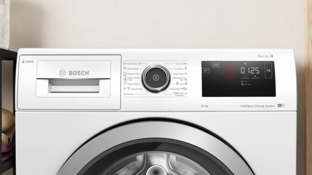 Пералня Bosch WAL28PH3BY, SER6, Washing machine 10kg, A, 1400rpm, 47/74dB(B), i-DOS, AntiStain 4 via HC, HC, DirectSelect-Display, Interior light, waveDrum 70l, silver-black grey door