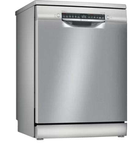 Съдомиялна Bosch SMS4EVI14E, SER4 Free-standing dishwasher, 60 cm, Energy efficiency C, Water consumption 9,5 l, capacity: 13 sets, 44 dB, AquaStop, VarioFlex-baskets and Vario-drawer, Home Connect, Inner material: stainless steel/polynox