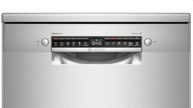 Съдомиялна Bosch SMS4EVI14E, SER4 Free-standing dishwasher, 60 cm, Energy efficiency C, Water consumption 9,5 l, capacity: 13 sets, 44 dB, AquaStop, VarioFlex-baskets and Vario-drawer, Home Connect, Inner material: stainless steel/polynox