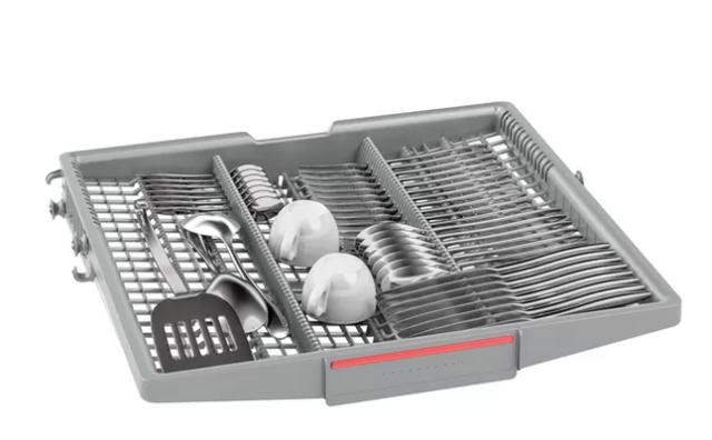Съдомиялна Bosch SMS4EVW14E, SER4 Free-standing dishwasher, 60 cm, Energy efficiency C, Water consumption 9,5 l, capacity: 13 sets, 44 dB, AquaStop, VarioFlex-baskets and Vario-drawer, Home Connect, Inner material: stainless steel/polynox, White