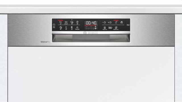 Съдомиялна Bosch SMI6ECS69E SER6 Dishwasher integrated, D, EcoDrying, 9,5l, 14ps, 8p/4o, 39dB, 3rd drawer, Extra Clean Zone, display, HC