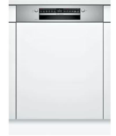 Съдомиялна Bosch SMI4HVS33E, SER4 Semi-integrated dishwasher, 60 cm, Energy efficiency D, Water consumption 9,5 l, capacity: 13 sets, 46 dB, AquaStop, ExtraDry, VarioFlex-baskets and Vario-drawer, Home Connect, Inner material: stainless steel/polynox