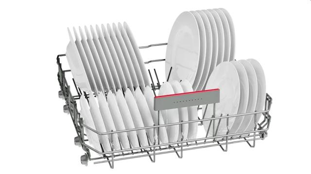 Съдомиялна Bosch SMI4HVS33E, SER4 Semi-integrated dishwasher, 60 cm, Energy efficiency D, Water consumption 9,5 l, capacity: 13 sets, 46 dB, AquaStop, ExtraDry, VarioFlex-baskets and Vario-drawer, Home Connect, Inner material: stainless steel/polynox