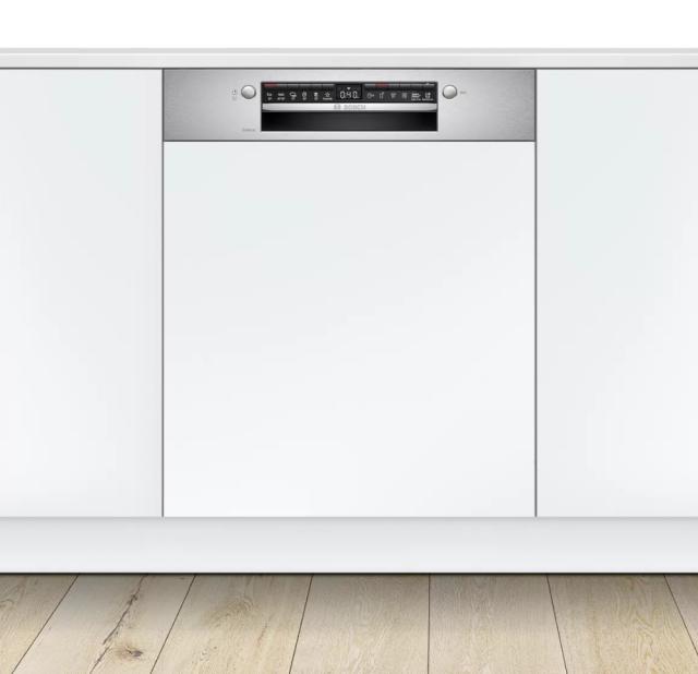 Съдомиялна Bosch SMI4HTS31E SER4 Dishwasher integrated E, Polinox, 9,5l, 12ps, 6p/4o, 46dB, Rackmatic, HC