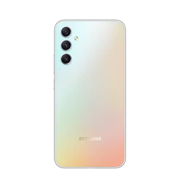 Мобилен телефон Samsung SM-A346 GALAXY A34 5G 256 GB, Octa-Core (2x2.6 GHz, 6x2.0 GHz), 8 GB RAM, 6.6" 1080x2340 120 Hz, 48.0 MP + 8.0 MP + 5.0 MP + 13.0 Selfie, 5000 mAh, Dual SIM, Silver