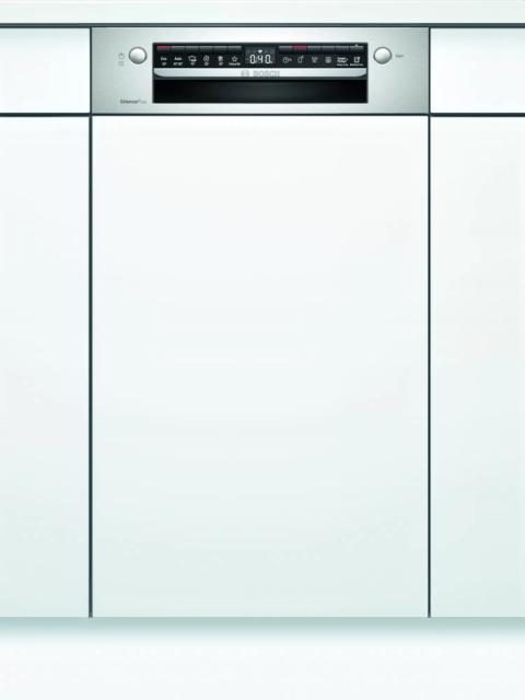 Съдомиялна Bosch SPI4HMS61E SER4 Dishwasher integrated 45cm, E, 9,5l, 10ps, 6p/4o, 44dB, 3rd drawer, Rackmatic, HC