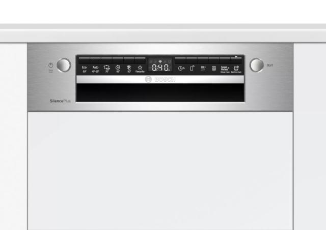 Съдомиялна Bosch SPI4HMS61E SER4 Dishwasher integrated 45cm, E, 9,5l, 10ps, 6p/4o, 44dB, 3rd drawer, Rackmatic, HC