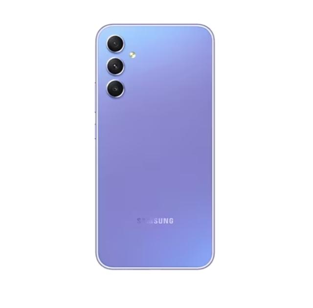 Мобилен телефон Samsung SM-A346 GALAXY A34 5G 256 GB, Octa-Core (2x2.6 GHz, 6x2.0 GHz), 8 GB RAM, 6.6" 1080x2340 120 Hz, 48.0 MP + 8.0 MP + 5.0 MP + 13.0 Selfie, 5000 mAh, Dual SIM, Violet