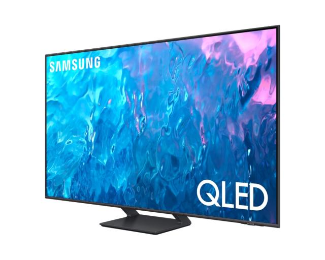Телевизор Samsung 75" 75Q70 QLED FLAT, SMART, 3300 PQI, Direct Full Array 4X, QHDR 8X, HDR 10+, Freesync, Quantum 4K Processor, Dolby Digital Plus, DVB-T2CS2 x 2, Wireless, Network, PIP, 4xHDMI, 2xUSB, Charcoal Black