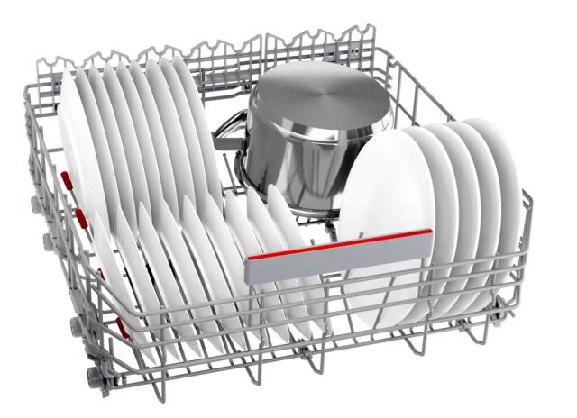 Съдомиялна Bosch SMD6ECX57E SER6 Dishwasher fully integrated, D, EcoDrying, 9,5l, 14ps, 8p/4o, 42dB, Silence 39dB, OpenAssist, display, 3rd drawer, TimeLight, HC