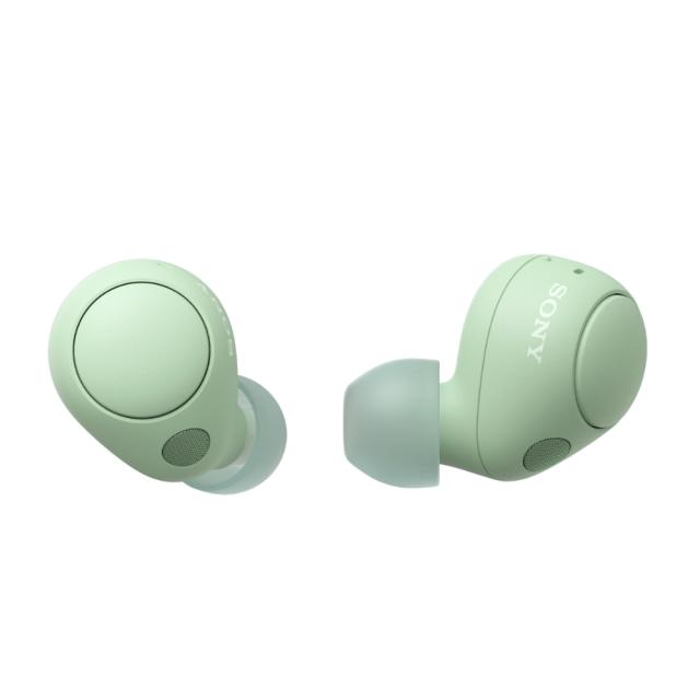 Слушалки Sony Headset WF-C700N, Bluetooth, green