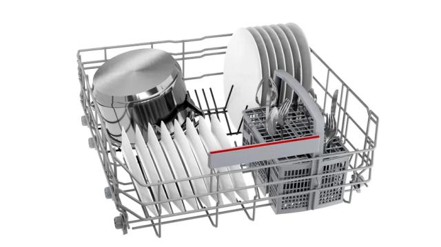 Съдомиялна Bosch SMD4HAX48E SER4 Dishwasher fully integrated, 60 cm, Energy efficiency D, ExtraDry, AquaStop, 9,5l, 13 sets, 44 dB, Silence 41 dB, Home Connect, Wi-Fi, 