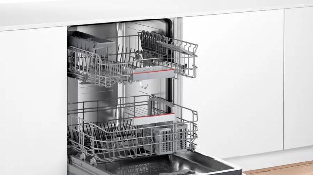 Съдомиялна Bosch SMD4HAX48E SER4 Dishwasher fully integrated, 60 cm, Energy efficiency D, ExtraDry, AquaStop, 9,5l, 13 sets, 44 dB, Silence 41 dB, Home Connect, Wi-Fi, 