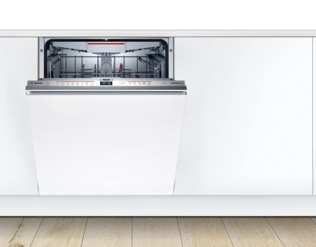 Съдомиялна Bosch SMH6ZCX42E SER6 Dishwasher fully integrated, C, Zeolith, 9,5l ,14ps, 8p/4o, 44dB, 3rd drawer, Extra Clean Zone, VarioHinge+, GapIllumination, display, HC