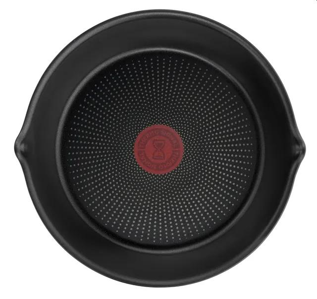 Комплект тигани и тенджери Tefal L7629453, SET 4PCS IND ING6 G6 DAILY CHEF NOIR (22 deep FP + 26 FP + 18 SCP + handle) 