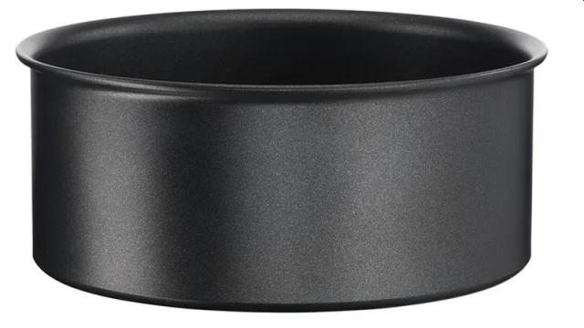 Комплект тигани и тенджери Tefal L7629453, SET 4PCS IND ING6 G6 DAILY CHEF NOIR (22 deep FP + 26 FP + 18 SCP + handle) 