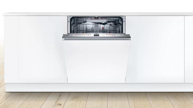 Съдомиялна Bosch SMV6EDX57E SER6 Dishwasher fully integrated, D, EcoDrying, 9,5l, 13ps, 8p/4o, 42dB, Silence 39dB, Extra Space 3rd basket, Extra Clean Zone, TimeLight, display, HC
