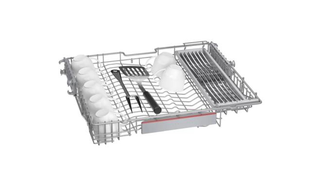 Съдомиялна Bosch SMV6EDX57E SER6 Dishwasher fully integrated, D, EcoDrying, 9,5l, 13ps, 8p/4o, 42dB, Silence 39dB, Extra Space 3rd basket, Extra Clean Zone, TimeLight, display, HC