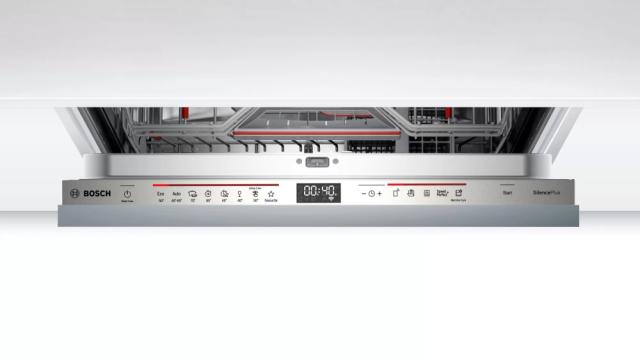 Съдомиялна Bosch SMV6EDX57E SER6 Dishwasher fully integrated, D, EcoDrying, 9,5l, 13ps, 8p/4o, 42dB, Silence 39dB, Extra Space 3rd basket, Extra Clean Zone, TimeLight, display, HC