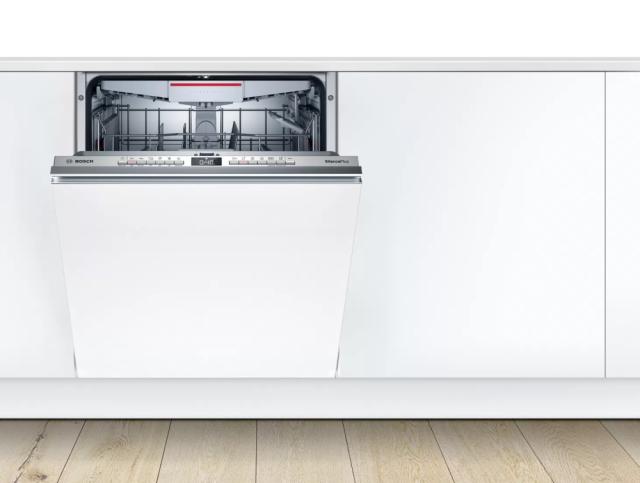 Съдомиялна Bosch SMV4ECX14E SER4 Dishwasher fully integrated, C, EcoDrying, 9,5l, 13ps, 6p/4o, 44dB, Silence 41dB, 3rd drawer, Rackmatic, HC