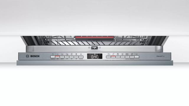 Съдомиялна Bosch SMV4ECX14E SER4 Dishwasher fully integrated, C, EcoDrying, 9,5l, 13ps, 6p/4o, 44dB, Silence 41dB, 3rd drawer, Rackmatic, HC