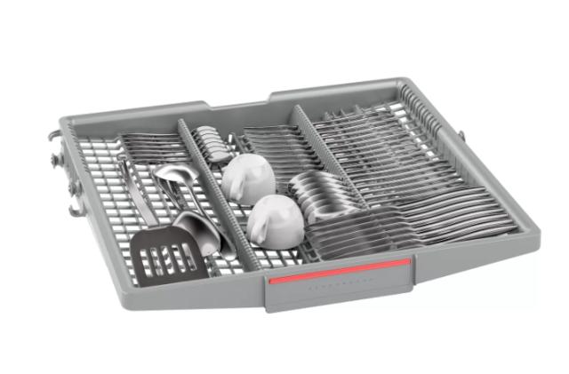 Съдомиялна Bosch SMV6ZCX19E, SER6, Learning dishwasher fully integrated, C, Zeolith, 9,5 l, 14 ps, 8p/5o, 42 dB(B), Silence 40 dB, 3rd basket, Extra Clean Zone, TimeLight, display, Home Connect, interior light