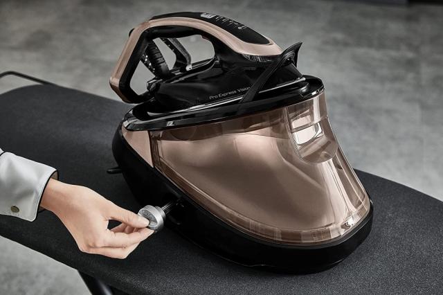 Парогенератор Tefal GV9820E0 ProExpress Vision, blue, 3000W, Electronic 5 settings of steam & temperature , 9 bars, 180g/min, steam boost 800g/min