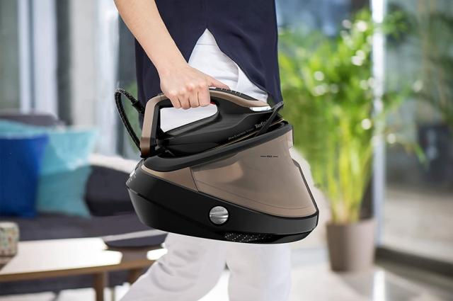 Парогенератор Tefal GV9820E0 ProExpress Vision, blue, 3000W, Electronic 5 settings of steam & temperature , 9 bars, 180g/min, steam boost 800g/min