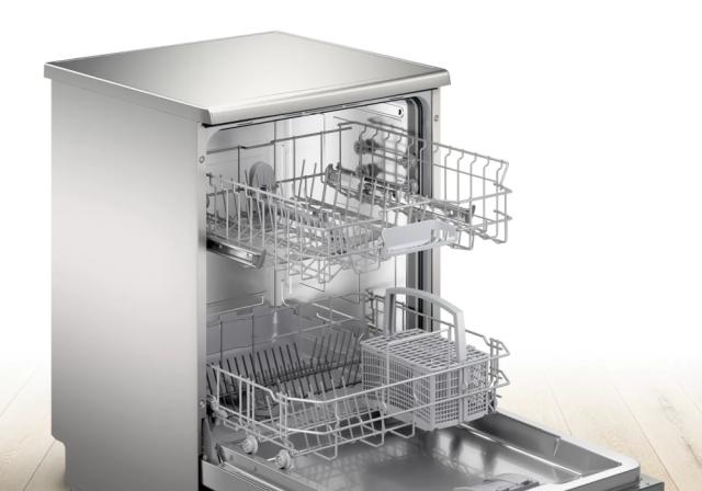 Съдомиялна Bosch SMS2ITI33E SER2 Free-standing dishwasher, E, Polinox, 10,5l, 12ps, 5p/3o, 48dB, inox, Start delay 24h, Height Adjustable Top Basket, HC