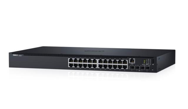 Комутатор Dell Networking N1524, 24x 1GbE + 4x 10GbE SFP+ fixed ports, Stacking, IO to PSU airflow, Acp DNN1524, Cable, SFP+ to SFP+, 10GbE, Copper Twinax DAC, 0.5 Meter, Lifetime Limited Hardware Warranty, 2Yr ProSupport and Next Business Day Onsite