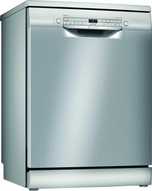 Съдомиялна Bosch SMS2ITI04E SER2 Free-standing dishwasher, E, Polinox, 10,5l, 12ps, 5p/3o, 50dB, inox, Start delay 9h, w/o Height Adjustable Top Basket, HC