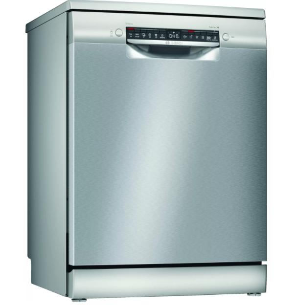 Съдомиялна Bosch SMS4HVI31E SER4 Free-standing dishwasher 60cm E, VarioDrawer,  display, 46dB, Home Connect, Inox