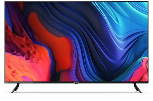 Телевизор Sharp 50FL1EA, 50" LED  Android TV, 4K Ultra HD 3840x2160 Frameless, 1 000 000:1, DVB-T/T2/C/S/S2, Active Motion 600, 2x10W (6 ohm), HDR10, Dolby Digital, Dolby Vision, DTS:X, Google Assistant, Chromecast Built-in, 2xHDMI 2.1, SD card reade