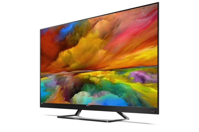 Телевизор Sharp 55EQ6EA, 55" LED  Android TV, 4K Ultra HD Quantum Dot 3840x2160 Frameless, AQUOS, 1 000 000:1, DVB-T/T2/C/S/S2, Active Motion 1000, HARMAN/KARDON, HDR10, Dolby Atmos, Dolby Vision, DTS:X, Google Assistant, Chromecast Built-in, 2xHDMI 