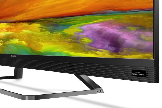 Телевизор Sharp 55EQ6EA, 55" LED  Android TV, 4K Ultra HD Quantum Dot 3840x2160 Frameless, AQUOS, 1 000 000:1, DVB-T/T2/C/S/S2, Active Motion 1000, HARMAN/KARDON, HDR10, Dolby Atmos, Dolby Vision, DTS:X, Google Assistant, Chromecast Built-in, 2xHDMI 