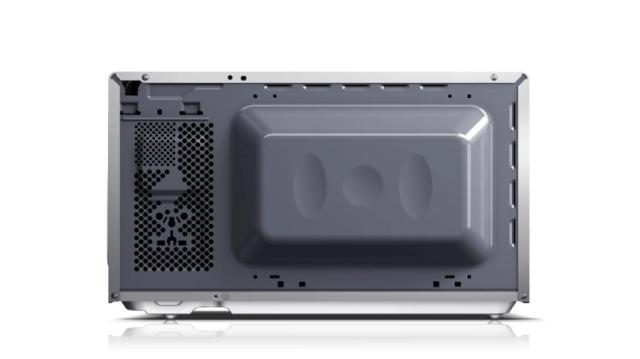 Микровълнова печка Sharp YC-MG01E-S, Manual control, Built-in microwave grill, Grill Power: 1000W, Cavity Material -steel, 20l, 800 W, Silver/Black door, Defrost, Cabinet Colour: Silver