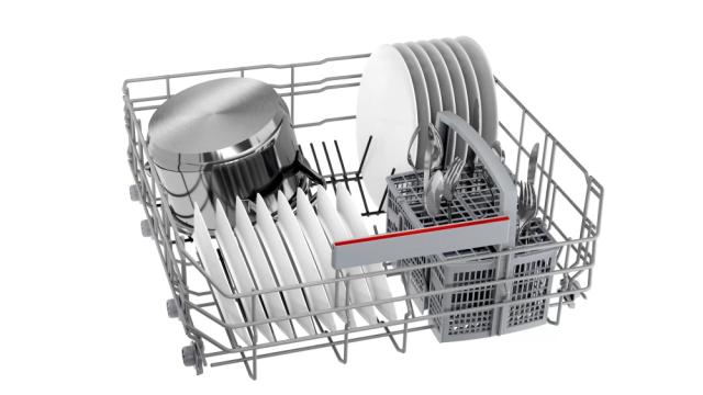 Съдомиялна Bosch SMV4HAX40E SER4 Dishwasher fully integrated, D, 9,5l, 13ps, 6p/4o, 46dB, Silence 44dB, Rackmatic, HC