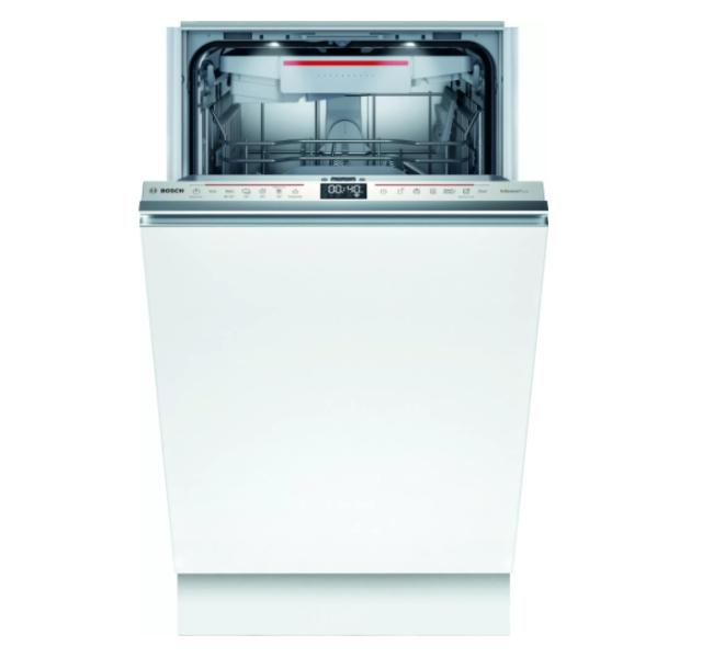 Съдомиялна Bosch SPV6EMX11E SER6 Dishwasher fully integrated 45cm, D, EcoDrying, 9,5l, 10ps, 6p/4o, 44dB, Silence 41dB, 3rd drawer, TimeLight, interior light, HC