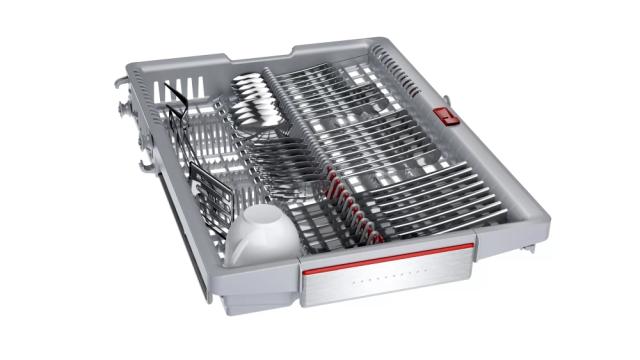 Съдомиялна Bosch SPV6EMX11E SER6 Dishwasher fully integrated 45cm, D, EcoDrying, 9,5l, 10ps, 6p/4o, 44dB, Silence 41dB, 3rd drawer, TimeLight, interior light, HC