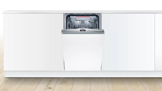 Съдомиялна Bosch SPV4EMX20E SER4 Dishwasher fully integrated 45cm, D, EcoDrying, 9,5l, 10ps, 6p/4o, 45dB, Silence 42dB, 3rd drawer, Rackmatic, HC